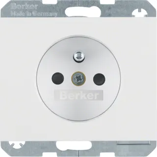 Berker Steckdose 6765757009 polarweiss glänzend 6765757009