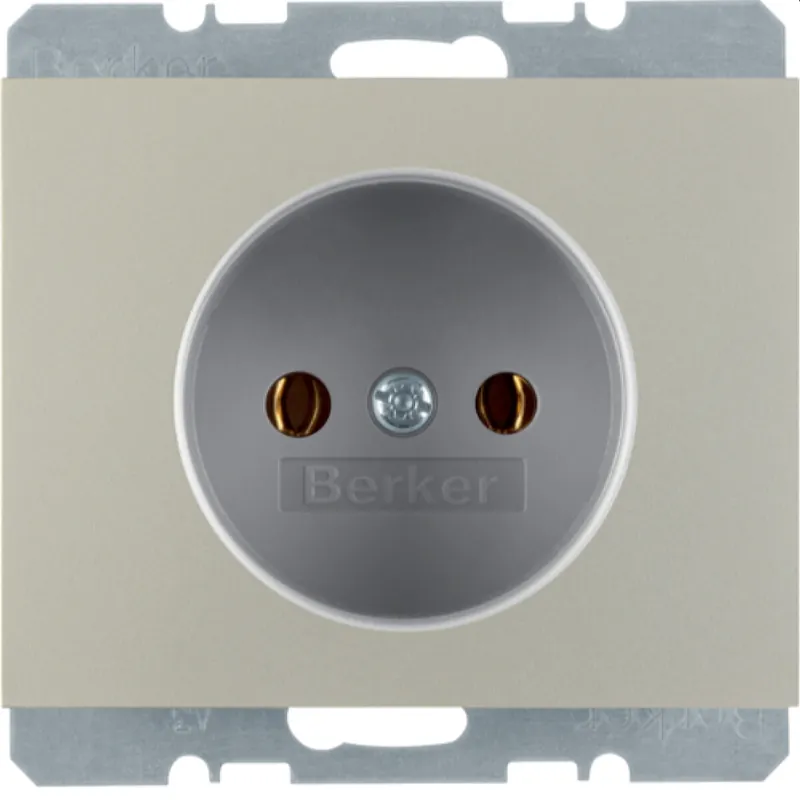 Berker Steckdose 6167157004 edelstahl lackiert 6167157004