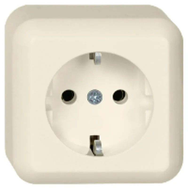 ELSO AP-Steckdose 395000 16A CONTURA perlweiß