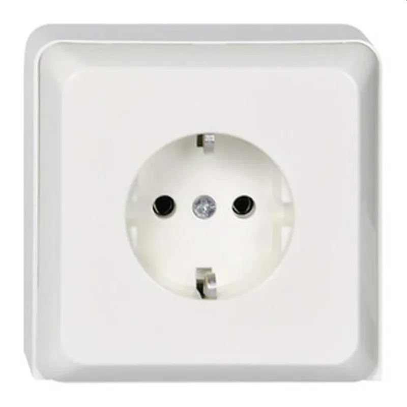 ELSO Steckdose 515110 1fach 16A RENOVIERUNG perlweiß