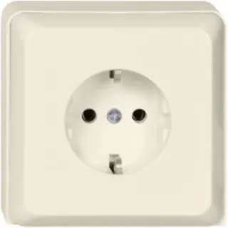 ELSO Steckdose 505410 1fach 16A RENOVIERUNG perlweiß