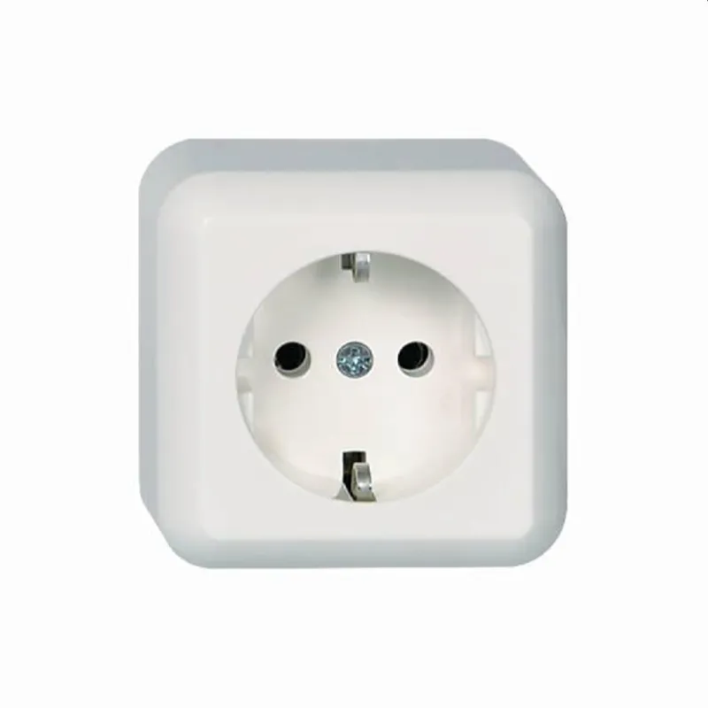 ELSO AP-Steckdose 395004 16A CONTURA reinweiß