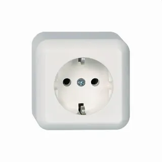 ELSO AP-Steckdose 385004 16A CONTURA reinweiß