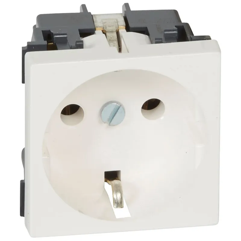 Legrand SCHUKO-Steckdose 2modulig weiss