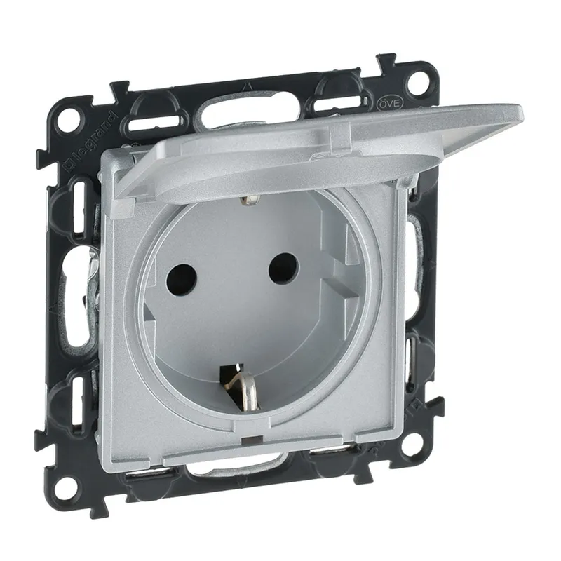 Legrand SCHUKO-Steckdose VLIFE alu