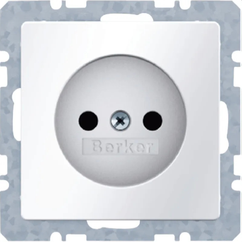 Berker Steckdose 6167036089 polarweiss samt 6167036089