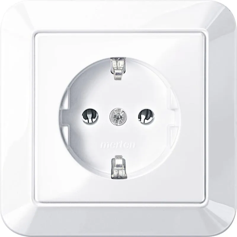 Merten Steckdose SCHUKO MEG2401-1025 aktivweiss glänzend 1-M MEG2401-1025