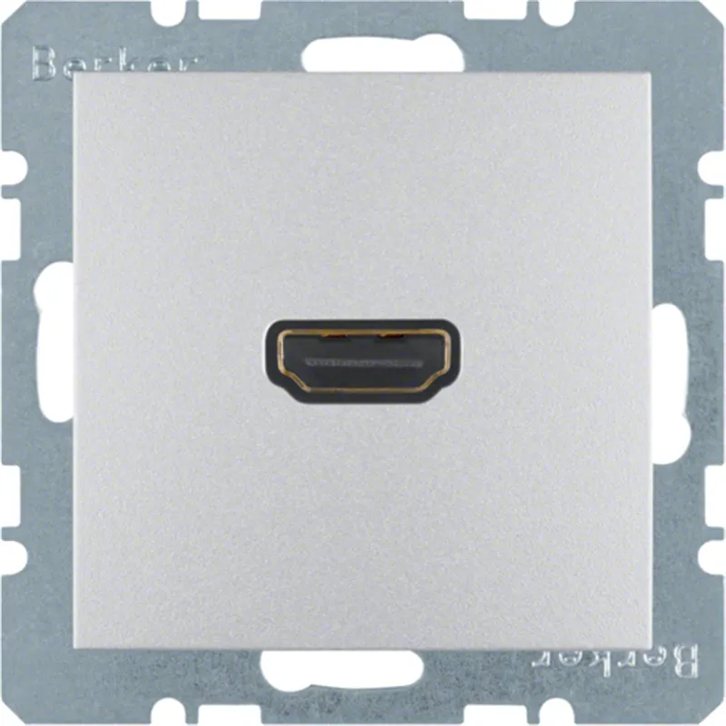 Berker High Definition Steckdose 3315421404 alu matt 3315421404