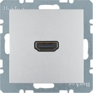 Berker High Definition Steckdose 3315421404 alu matt 3315421404