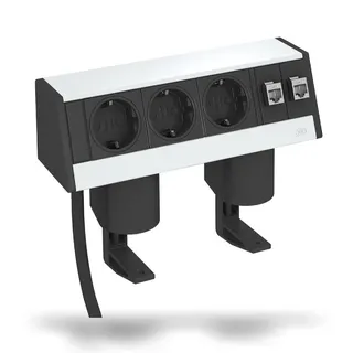 OBO Deskbox DB-1B3 D3S2K mit Befestigungszwinge