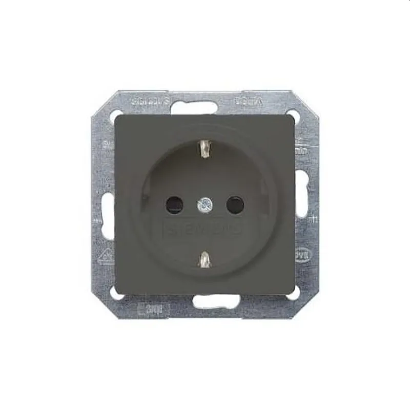 Siemens SCHUKO-Steckdose Carbonmetallic 5UB1924
