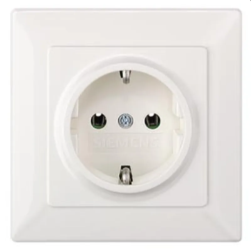 Siemens SCHUKO-Steckdose Komplettgeraet titanweiss 5UB1580