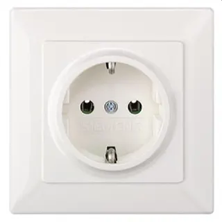 Siemens SCHUKO-Steckdose Komplettgeraet titanweiss 5UB1580