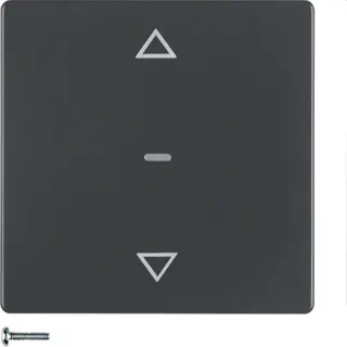Berker Funkjalousietaste KNX quicklink Q.1/Q.3 anthrazit samt 85245226