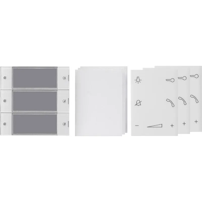 Gira Wippenset 850400 3f Wohnungsstation System 55 klar 850400