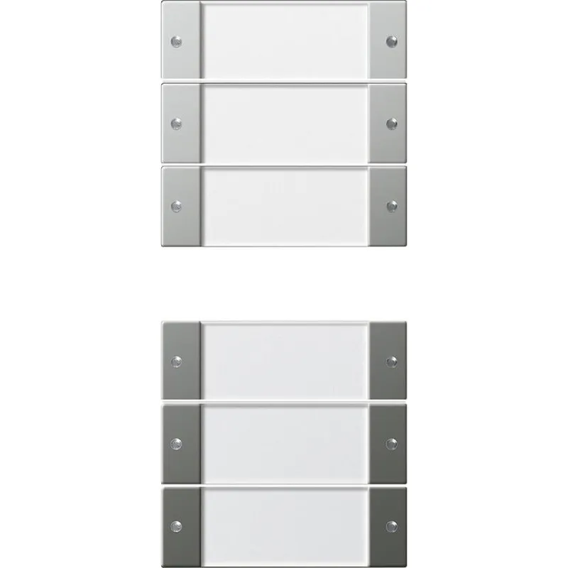 Gira Wippenset 2136600 6fach BSF System 55 Klar/Edelst. 2136600