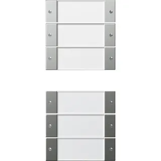 Gira Wippenset 2136600 6fach BSF System 55 Klar/Edelst. 2136600