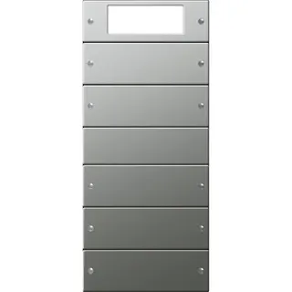 Gira Wippenset 2145601 5fach Plus System 55 Edelstahl 2145601