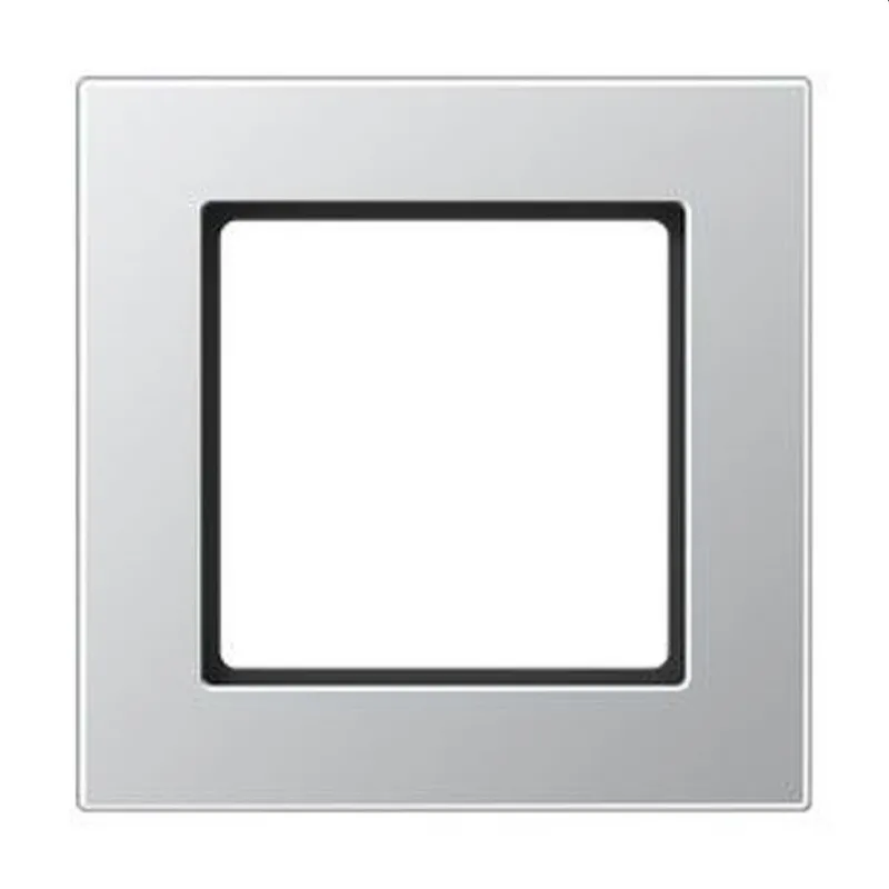 Jung Rahmen 1fach, Thermoplast lackiert, A 550, aluminium A5581BFAL