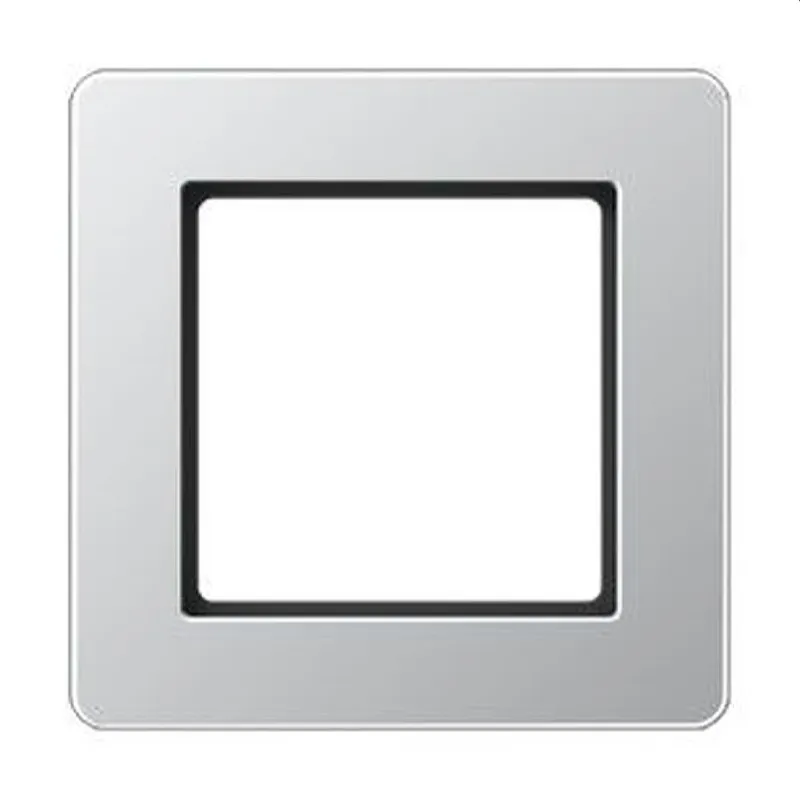Jung Rahmen 1fach, Thermoplast lackiert, A FLOW, aluminium AF581BFAL