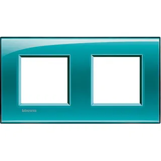 Bticino Rahmen LNA4802M2VD grün 2x2-modulig