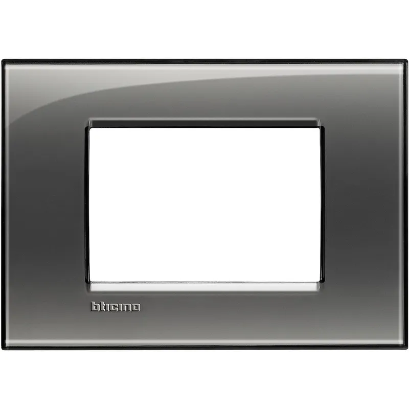 Bticino Rahmen LNA4803KF RAUCHGRAU 3-mod