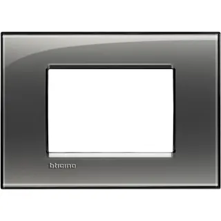 Bticino Rahmen LNA4803KF RAUCHGRAU 3-mod