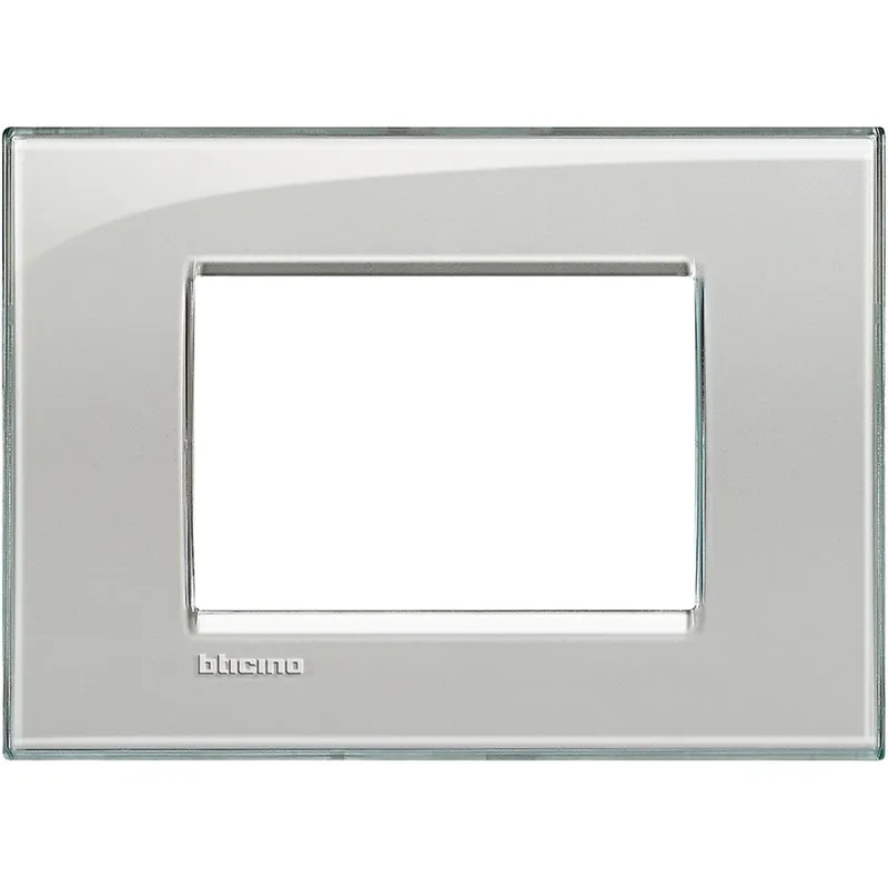 Bticino Rahmen LNA4803KG EISGRAU 3-mod