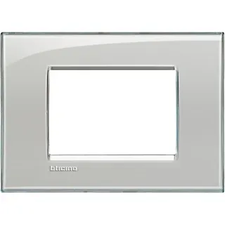 Bticino Rahmen LNA4803KG EISGRAU 3-mod