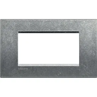 Bticino Rahmen LNA4804NA ALU NATUR 4-mod