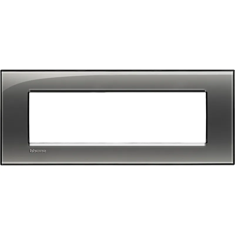 Bticino Rahmen LNA4807KF RAUCHGRAU 7-mod