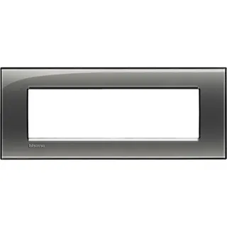 Bticino Rahmen LNA4807KF RAUCHGRAU 7-mod