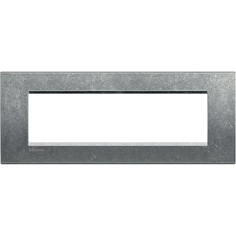 Bticino Rahmen LNA4807NA ALU NATUR 7-mod