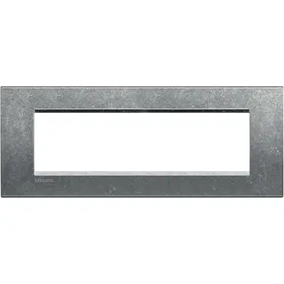 Bticino Rahmen LNA4807NA ALU NATUR 7-mod
