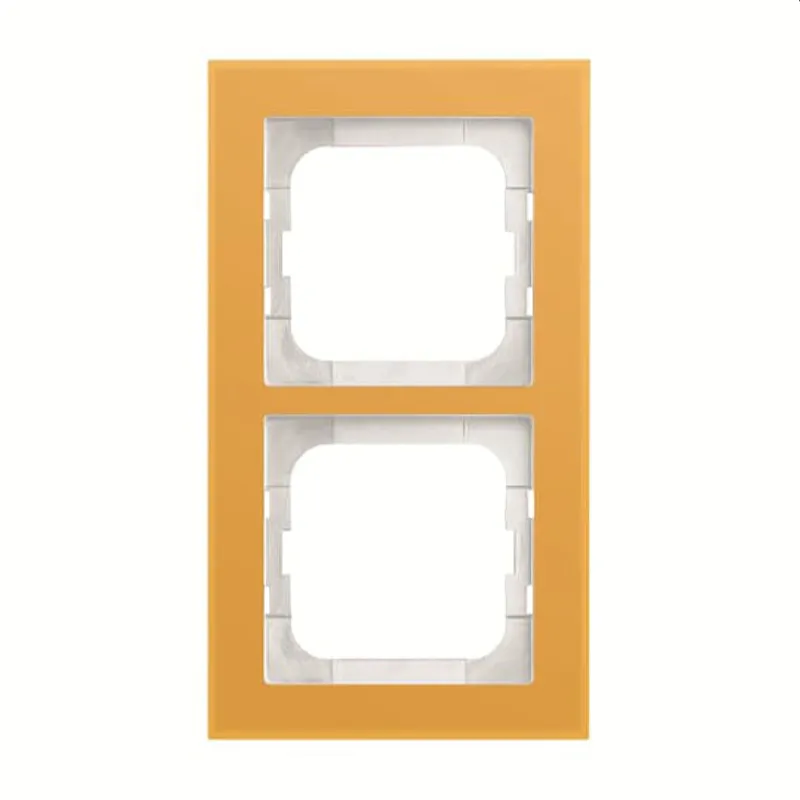 Busch-Jaeger Abdeckrahmen 1722-225 2fach, Glas sonne