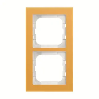 Busch-Jaeger Abdeckrahmen 1722-225 2fach, Glas sonne