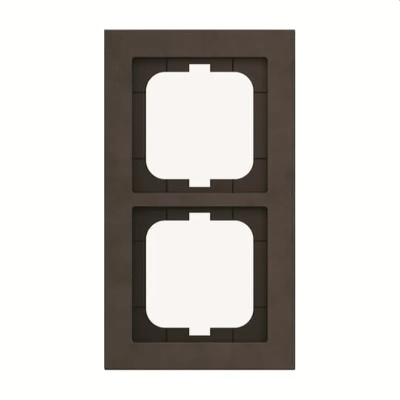 Busch-Jaeger Abdeckrahmen 1722-243 2fach, papierbraun