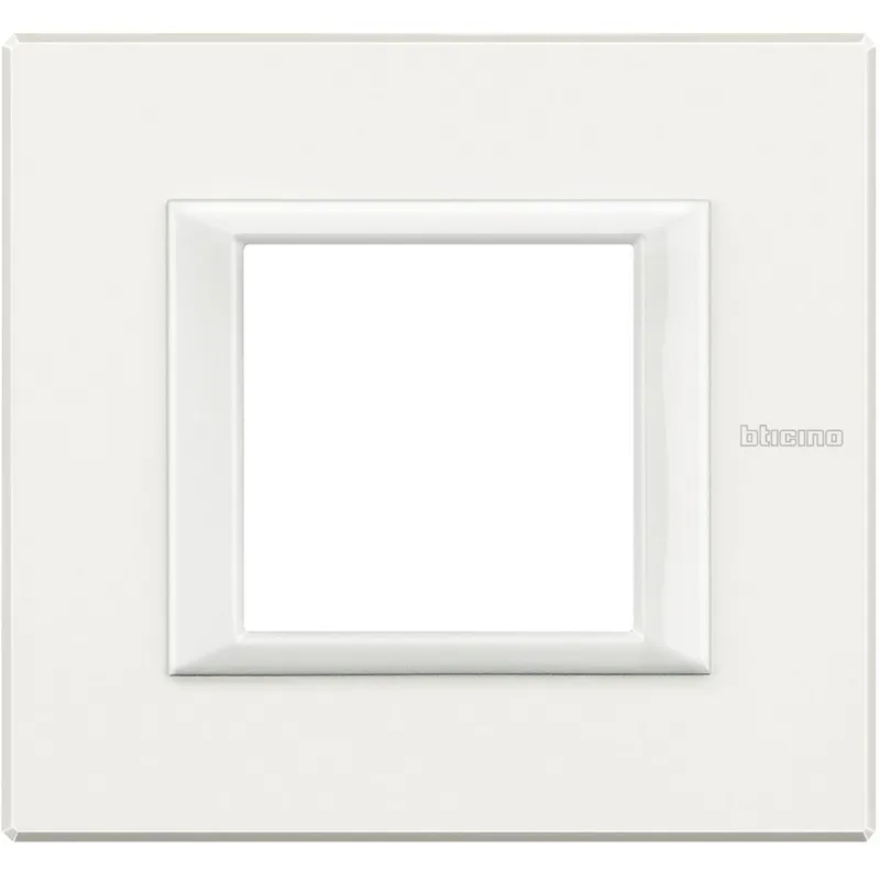 Bticino Rahmen HA4802HD weiss aluminium