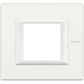 Bticino Rahmen HA4802HD weiss aluminium