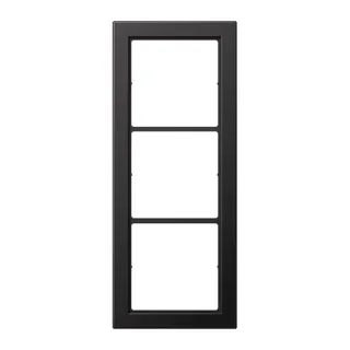 Jung Rahmen, 3-fach, FLAT DESIGN, dark (lackiertes Aluminium) FDAL2983D