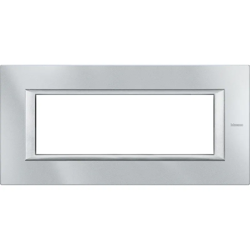 Bticino Rahmen HA4806HC 6-MOD GREY ALU