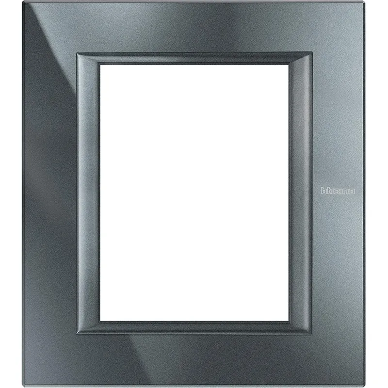 Bticino Rahmen HA4826HS 3+3-MOD BLACK ALU