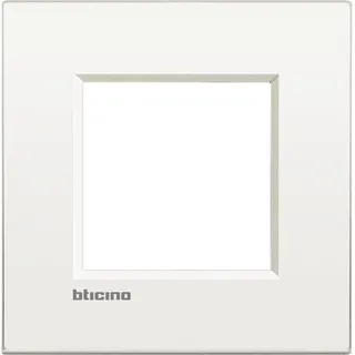 Bticino Rahmen LNC4802BN PURE WHITE 2-MOD
