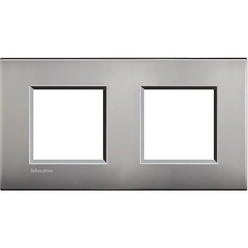 Bticino Rahmen LNE4802M2NK 2fach NICKEL
