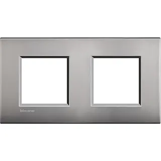 Bticino Rahmen LNE4802M2NK 2fach NICKEL