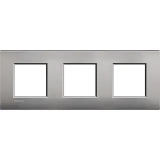 Bticino Rahmen LNE4802M3NK 3fach NICKEL