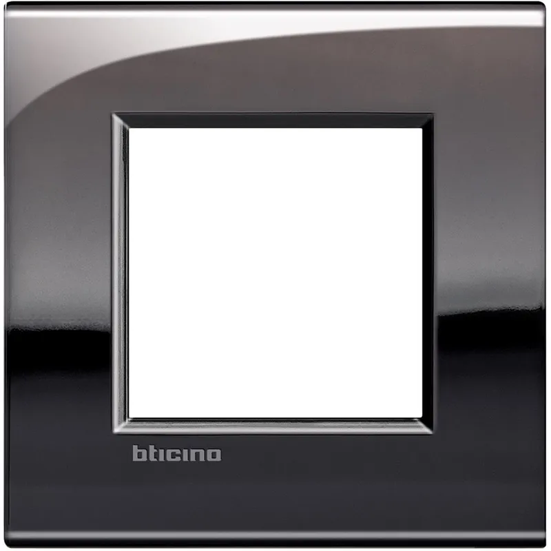 Bticino Rahmen LNC4802PT ZINN 2-modulig