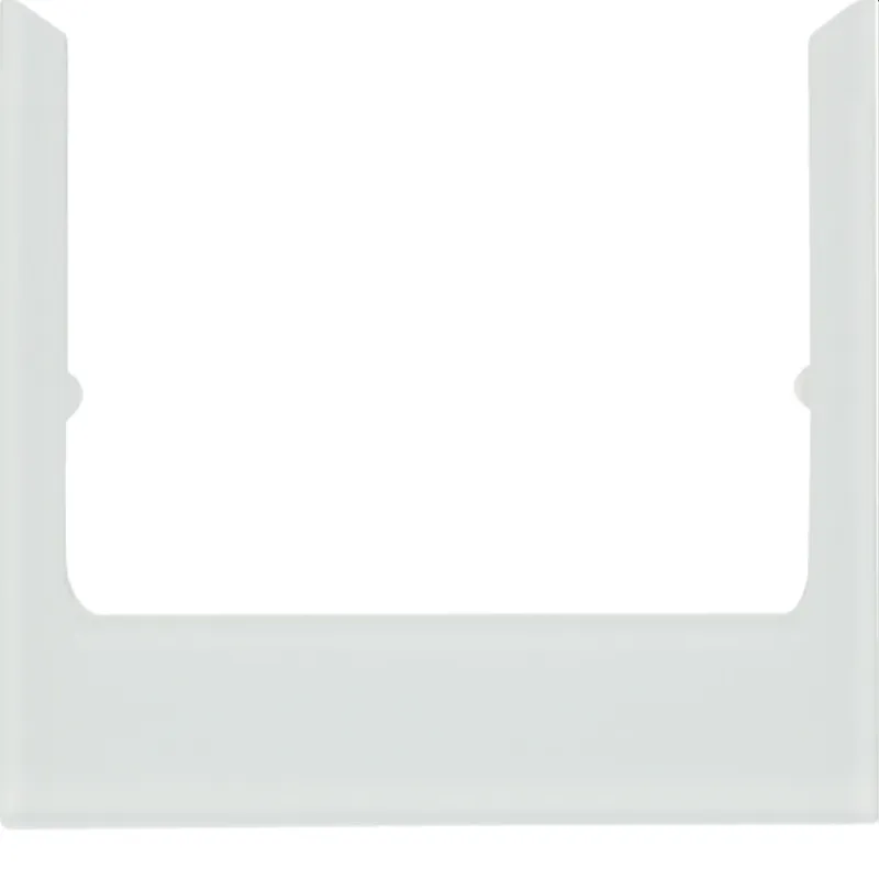 Berker Designrahmen eckig Glas polarweiss 13196909