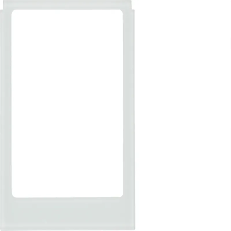 Berker Designrahmen eckig gross Glas polarweiss 13206909