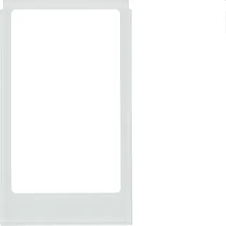 Berker Designrahmen eckig gross Glas polarweiss 13206909
